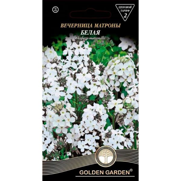 Семена Golden Garden Вечерница Матроны Белая 0,5 г