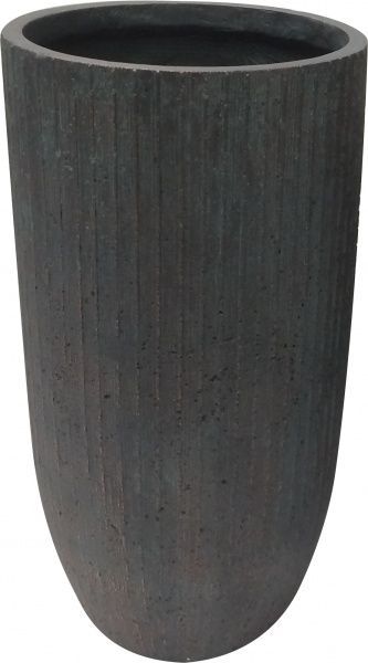 Кашпо Engard Гренна GA57-2 36х36х70 см овальный 91 л серый 