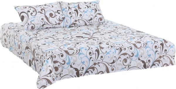 Комплект постільної білизни Насолода сімейний блакитний Ярослав 