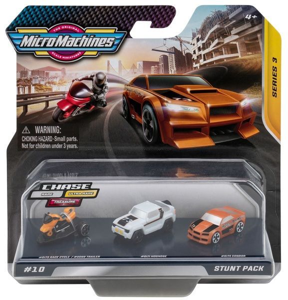 Игрушечный набор Micro Machines MICRO MACHINES Трюковый (3 шт.) W3 6626016