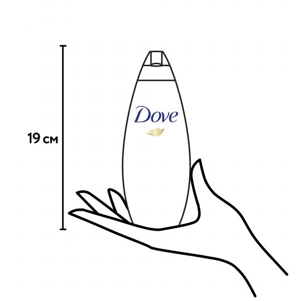 Крем-гель для душа Dove Вдохновляющий 250 мл