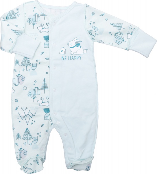 Комбинезон унисекс Фламинго р.56 ментоловый 365-007 