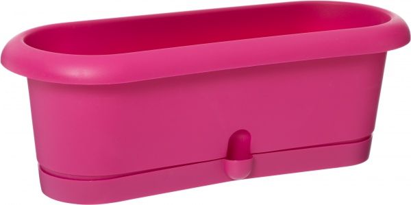 Вазон пластиковый Form Plastic Лотос-30 овальный 2л пурпурный (0740-005) 