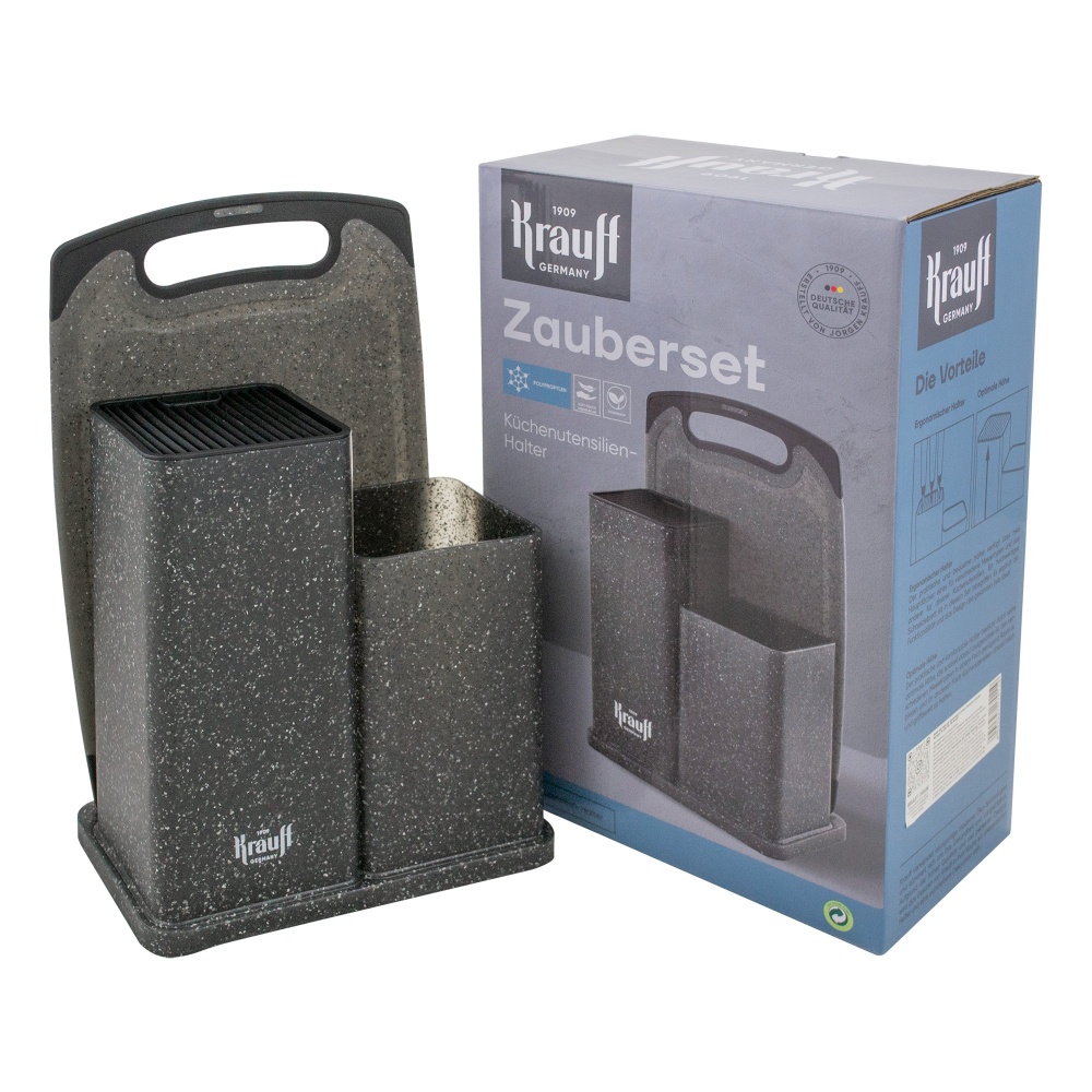 Подставка для аксессуаров и ножей Krauff с кухонной доской Zauberset 29-305-110