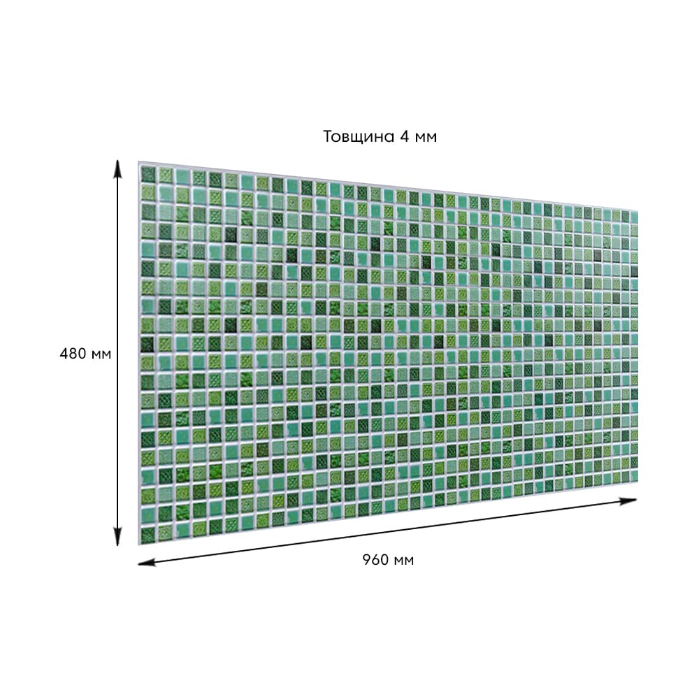 3D-панель с ПВХ Sticker Wall мозаика 960х480х4 мм (1828)