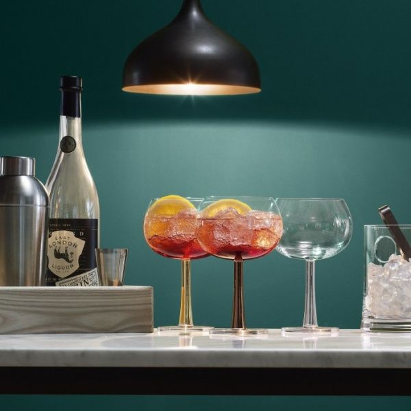 Набор бокалов для коктейлей Gin золото 420 мл 2 шт. G1389-15-358 420 мл 2 шт. LSA 