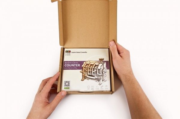 Деревянный 3D-конструктор UGEARS Счетчик