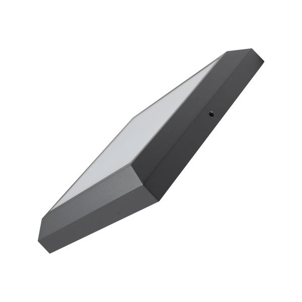 Светильник уличный потолочный Lutec LED 20 Вт IP54 серый HELENA 5102101118 