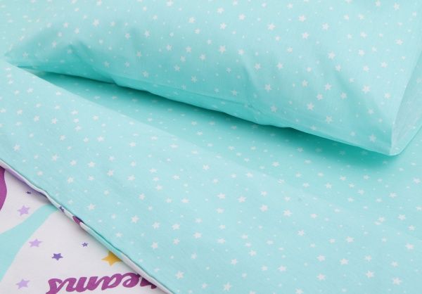 Комплект постельного белья Homeline котики белый с рисунком