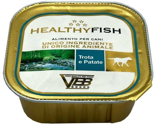 Корм Healthy Fish паштет монопротеин форель и картофель 150 г