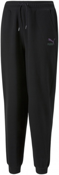 Штани Puma CLASSICS GRL RELAXED JOGGER FL CL G 67032301 р. 140 чорний