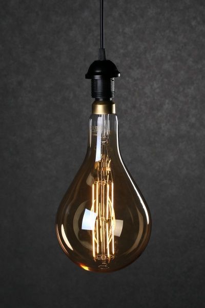 Лампа светодиодная Gauss Vintage Filament Gold 149802008 A160 8 Вт E27 2400 К 220 В прозрачная 