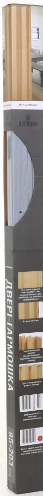 Дверь-гармошка Dverona BS-12V-W31 850 мм серый