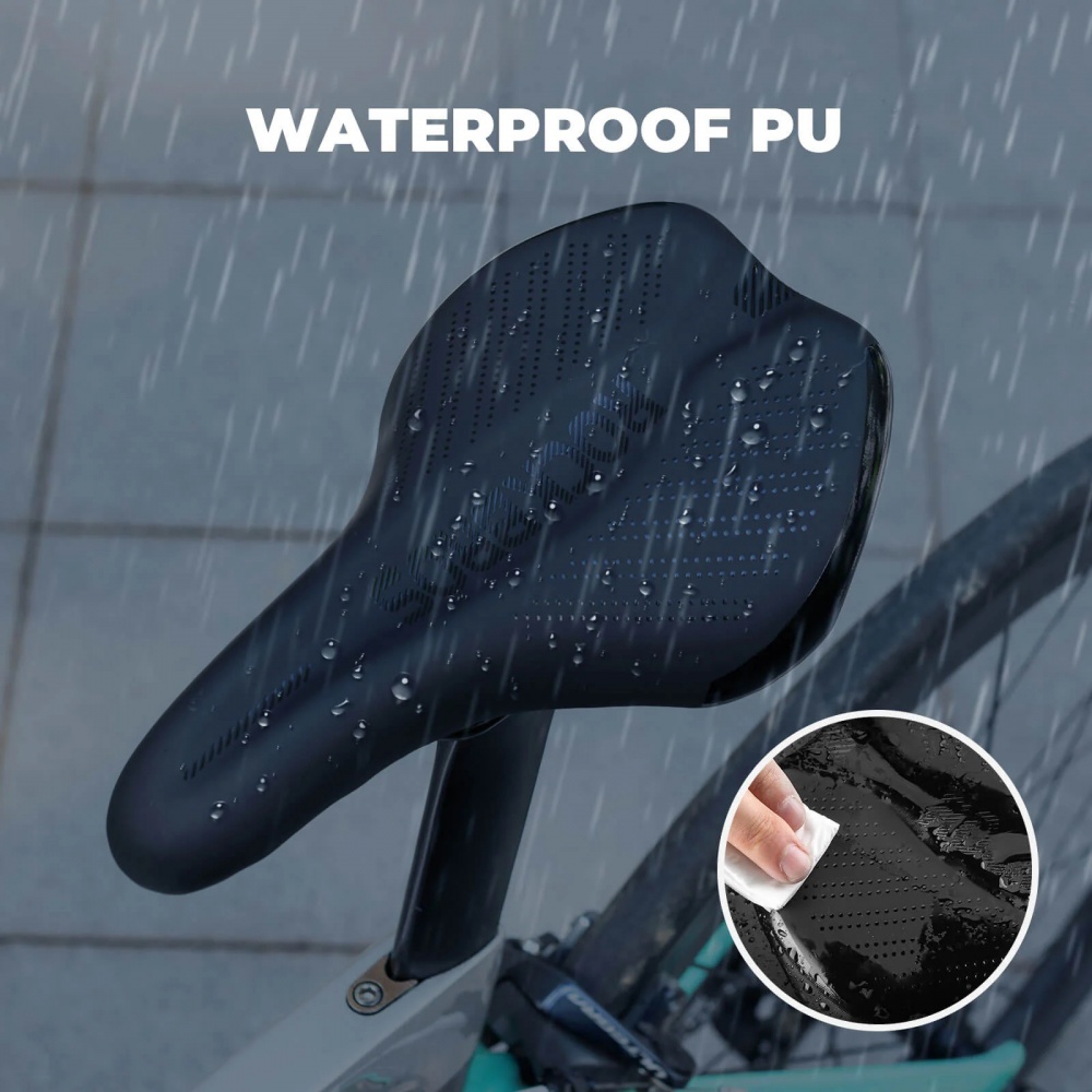 Седло для велосипеда ROCKBROS E010-4BKY Bag черный