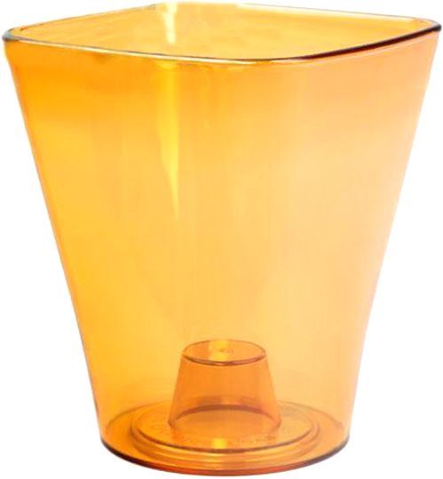 Кашпо Оранжерея для кактусов и суккулентов «Квадрат» квадратный 0,4л бронзовый 