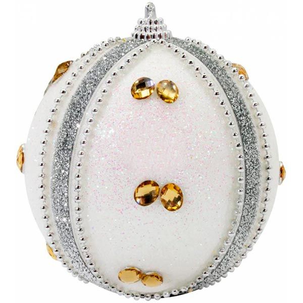 Шарик новогодний 9106 100 мм