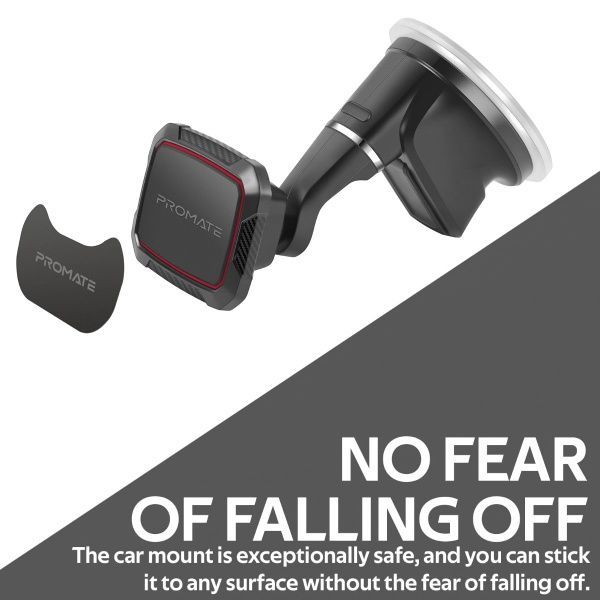 Тримач для мобільного телефона Promate MagMount-5 (magmount-5.maroon) 