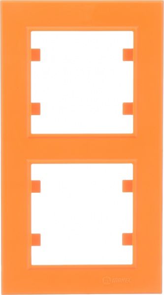 Рамка двомісна Makel Karea вертикальна помаранчевий