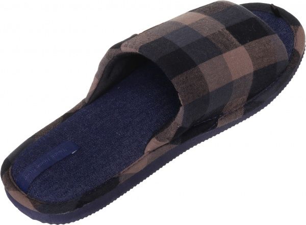 Тапки домашние Twins HS-VL большая клетка р. 40/41 синий с бежевым
