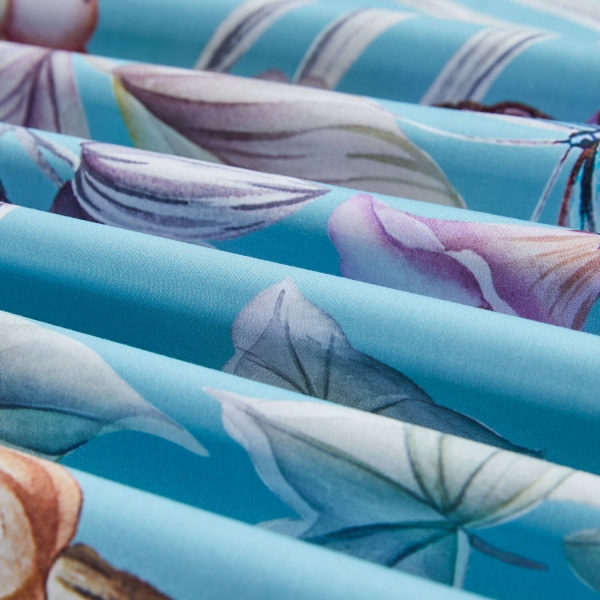 Комплект постільної білизни Merate сімейний блакитний La Nuit 