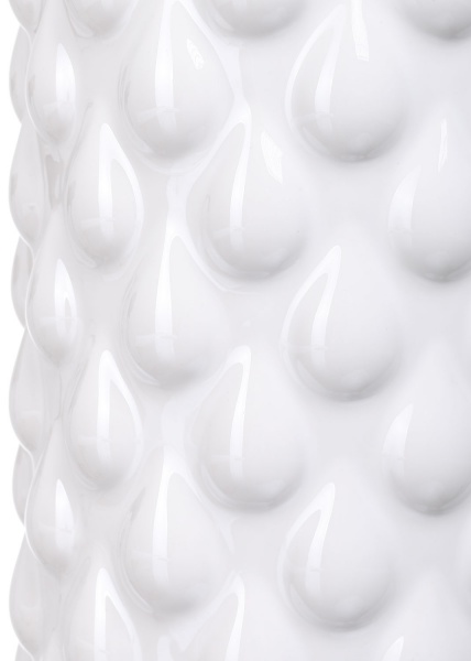 Ваза керамічна біла Fest Drop 15,3x15,3x32,1 см