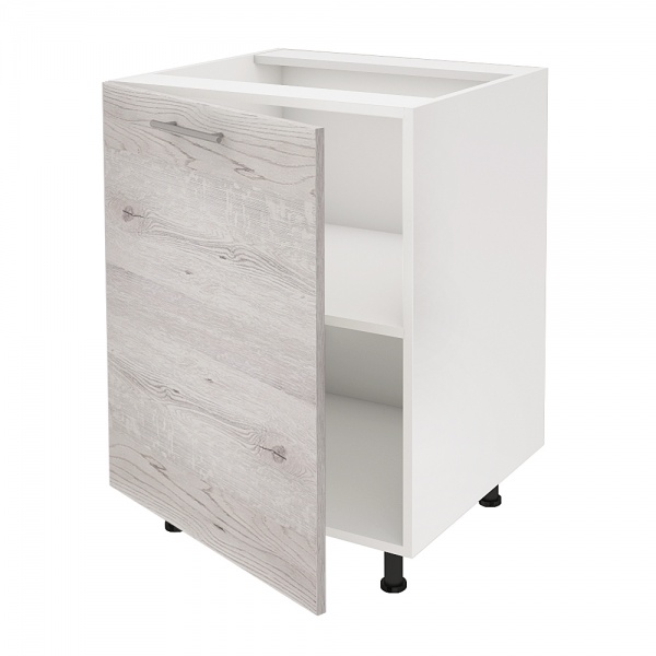 Тумба нижня Руна МН (1) 600x818x520 мм дуб полярний/білий ROKO