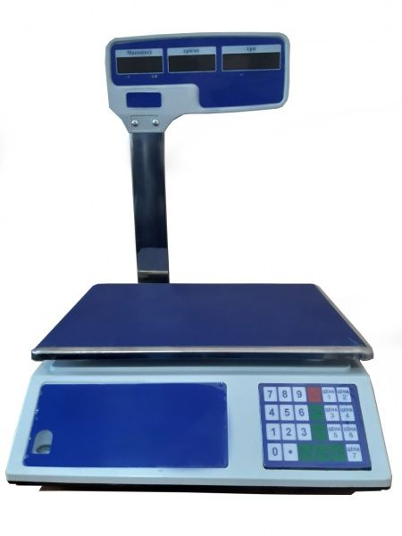 Ваги торговельні зі стійкою LED 30 кг 
