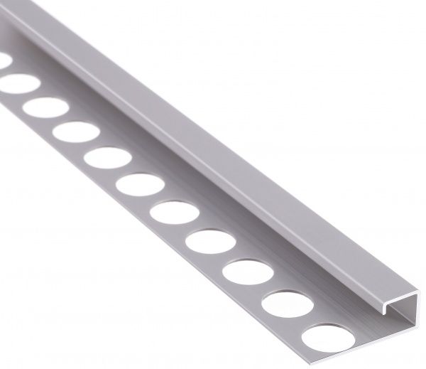 Порожек алюминиевый анодированный Braz Line 33,5х12,5x2700 мм серебро 