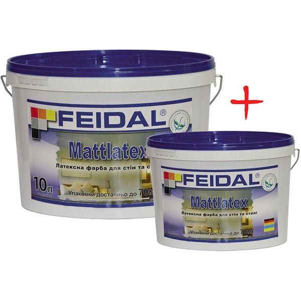 Комплект Feidal Mattlatex UA 10 л + 2.5 л