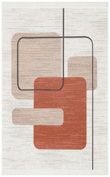 Килим Ekohali Arya AR 36 Black Terra 120x180 см двосторонній 