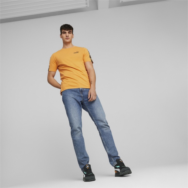 Футболка Puma PUMA ESS+ Tape TEE 84738289 р.M желтый