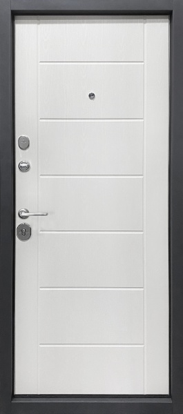 Дверь входная Министерство дверей Лидер - 72 (МИКС) венге структурный 2050x960 мм левая