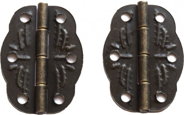 Петля декоративна темна 30х22 мм 2 шт. 