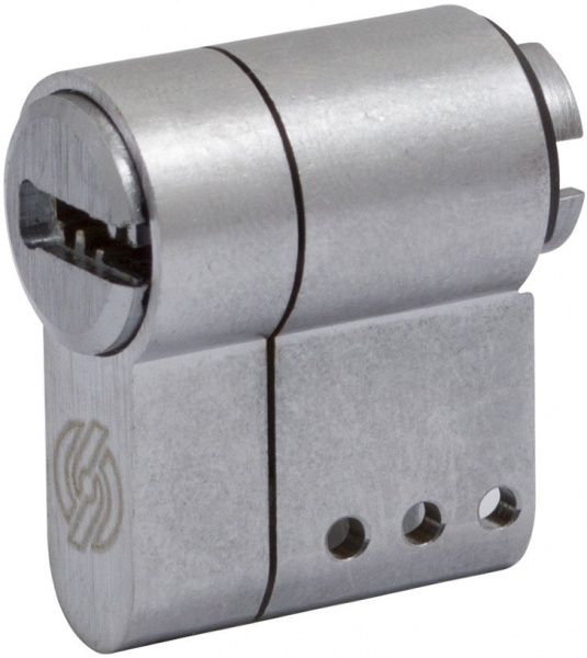 Цилиндр Securemme K64 3600UCS27XX115 30x30 ключ-половинка 30 мм матовый никель