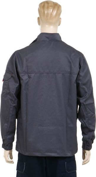 Куртка рабочая Торнадо Люксор рост 3/4 р. 60-62 серый с красными вставками