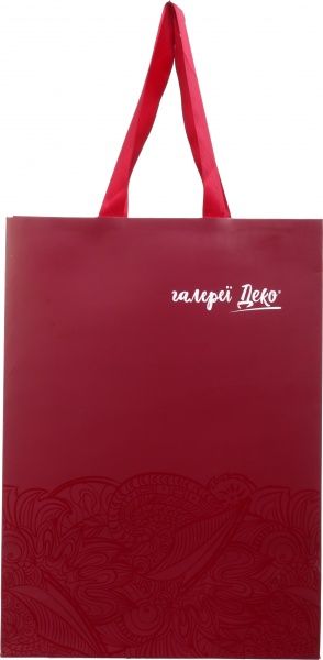 Пакет подарочный Деко лента 440х320х110 мм