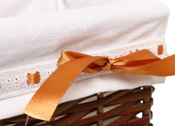 Кошик плетений з текстилем Tony Bridge Basket 30x18x13 см HQ13-10AB-5 