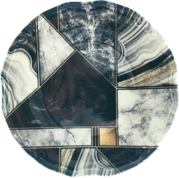 Тарілка сервірувальна Tiffany Black 27 см Porser Porselen