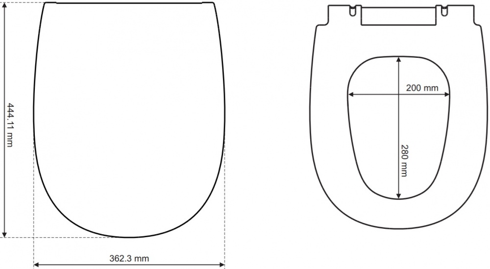 Сиденье для унитаза Cersanit Сидение для унитаза Cersanit Arteco дюропластовое с плавным закрыванием и функцией простого снятия.