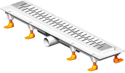 Душевой канал MCH 750 мм с полированной решеткой Медиум