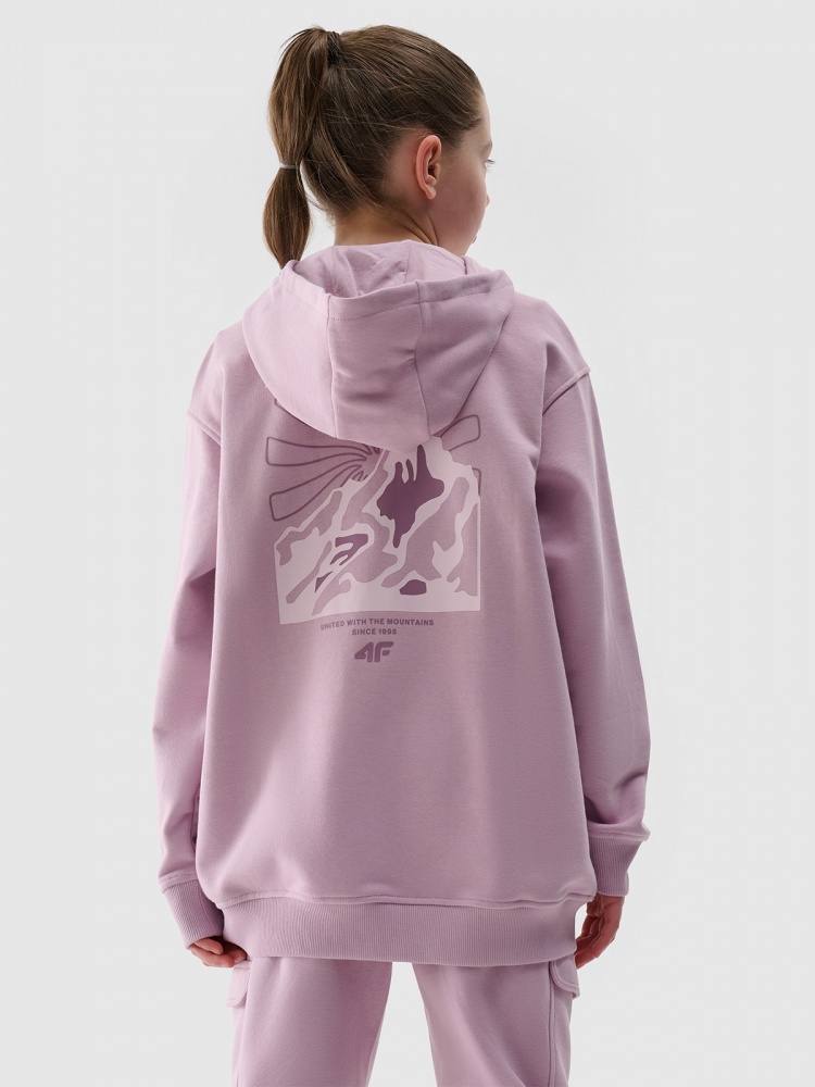 Джемпер 4F SWEATSHIRT F1482 4FJWSS25TSWSF1482-52S р.140 рожевий