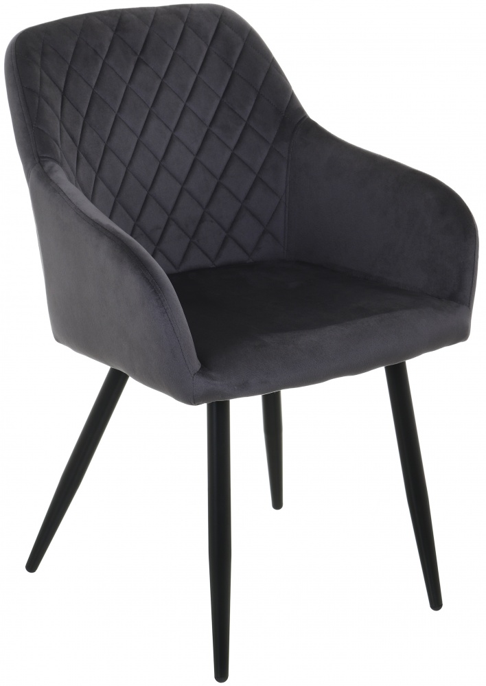 Стілець обідній Руссо JSC-8038 темно-сірий / чорний