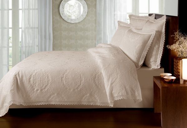 Покрывало Guarda Cream 240x260 см Billerbeck крем 