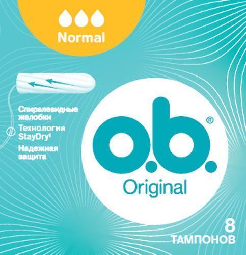 Тампони гігієнічні o.b. Original normal 8 шт.
