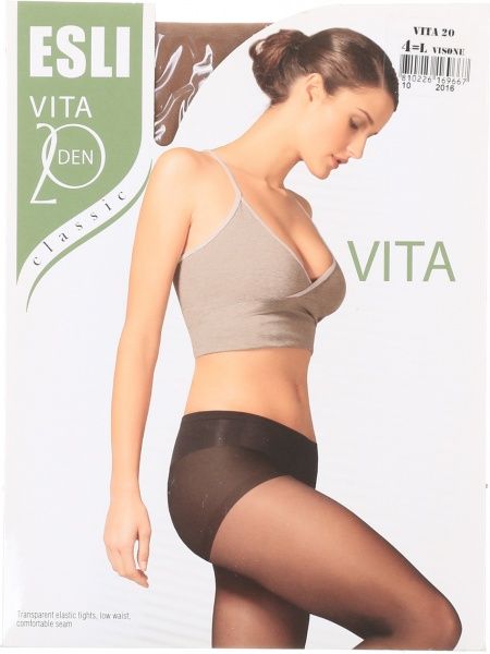 Колготки женские Conte Vita 20 den р. 4 темно-бежевый 1 шт. 