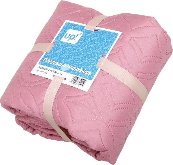 Покривало Ultrasound 215x240 см UP! (Underprice) фіолетовий/айворі 