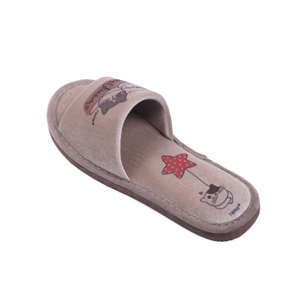 Тапки домашние Twins р. 36-37 бежевый 