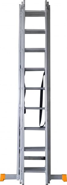 Драбина 3-секційна універсальна Burmaster AL-BL-309 3х9 