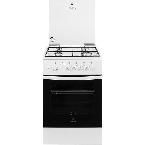 Плита газовая Greta GG 5772 MG 33 (W) (1470-00-07АА белая)
