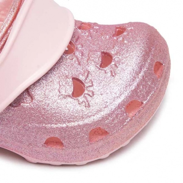 Сабо Coqui Candy pink glitter 8701 Candy Pink Glitter р.EUR 22/23 рожевий із перламутром